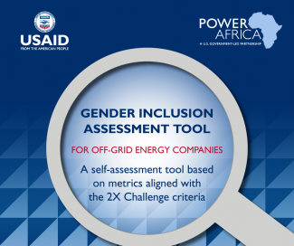 Power Africa Gender Inclusion Assessment Tool for Off-grid Energy Companies