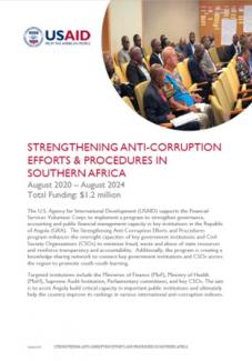 Strengthening Anti-Corruption Efforts & Procedures in Southern Africa