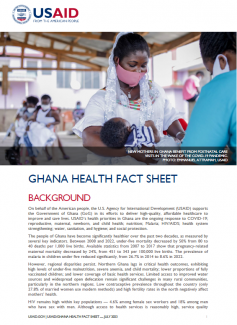 Ghana Health Fact Sheet