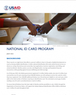 Thumbnail for National ID Card Program