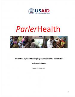 ParlerHealth cover with a mosaic of photos with nurses, children and adults