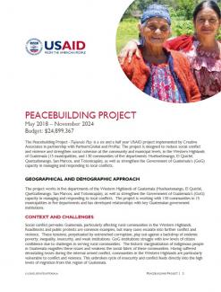 Peacebuilding Project Fact Sheet