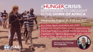 #HungerCrisis: Responding to Drought in the Horn of Africa. Click below to join