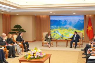 Administrator Power met with Prime Minister Pham Minh Chinh to discuss USAID’s commitment to elevating its partnership with Vietnam.