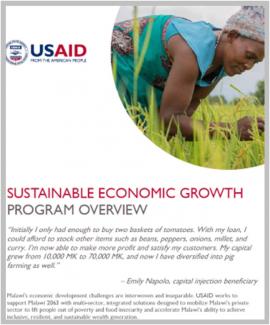 Malawi Sustainable Economic Growth Fact Sheet