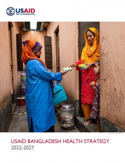Health worker in Bangladesh talking with woman patient