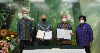 Indonesia dan Amerika Serikat Tandatangani Memorandum Saling Pengertian untuk Mendukung Tujuan Forestry and Other Land Use Net Sink 2030