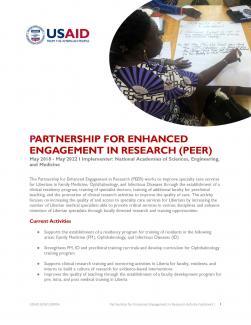 Partnership for Enhanced Engagement in Research Activity 