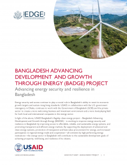 Bangladesh BADGE Fact Sheet