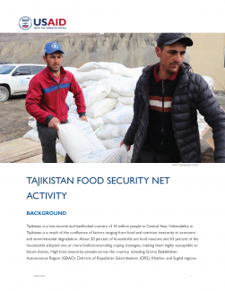 Tajikistan Food Security Net Activity