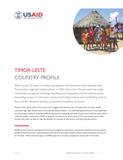 Timor-Leste Country Profile 2022