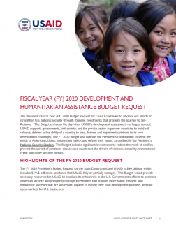 Cover of Fact Sheet: Fiscal Year 2020