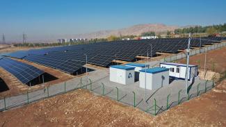 Solar Farm at the University of Duhok, Iraqi Kurdistan Region.