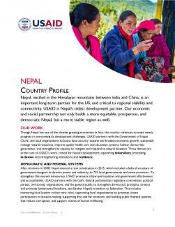 USAID/NEPAL Country Profile 2022.03.31 (updated Oct '22)