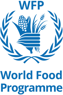 World Food Programme logo graphic of corn and grains with laurel leaves on each side