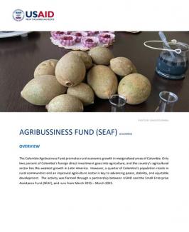 Colombia Agribussiness Fund Fact Sheet