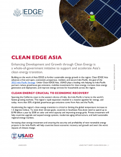 USAID Clean EDGE Asia Factsheet 2022 Cover