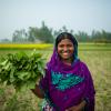 Monjuara is a Bangladeshi mother who participated in a development food assistance project. 