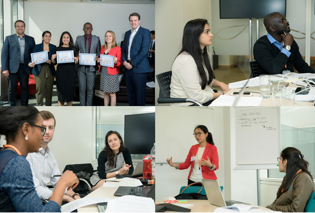 A collage of photos from the GSK/Kellogg/USAID Global Health Case Competition. Photo: Tom Whipps/GlaxoSmithKline