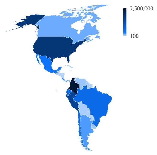 Internationally Displaced Persons in the Americas (2022)