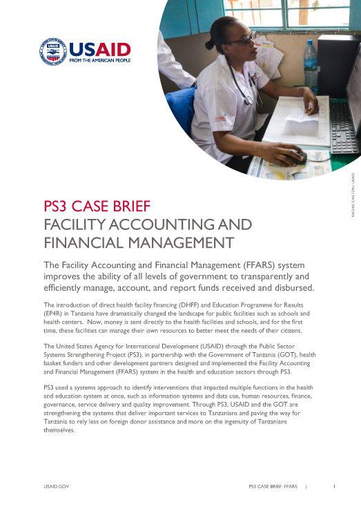PS3 Case Brief - Facility Accounting and Financial Management cover image