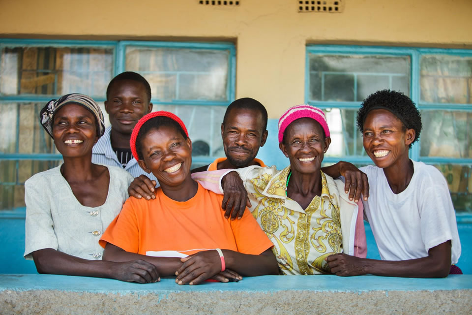 These women are Safe Motherhood Action Group members in Lunga, Zambia who use their USAID-supported training through Saving Mothers, Giving Life to help women in their community access life-saving care. Photo: John Healey