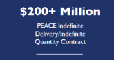 $200+ Million PEACE Indefinite Delivery/Indefinite Quantity Contract