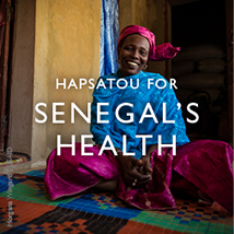 Hapsatou for Senegals health. Click to read story